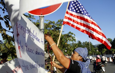 Protesters Camp at US Embassy for Second Day