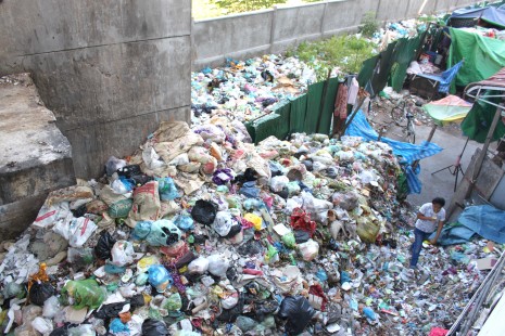 Mounds of Trash Grow in Borei Keila Complex
