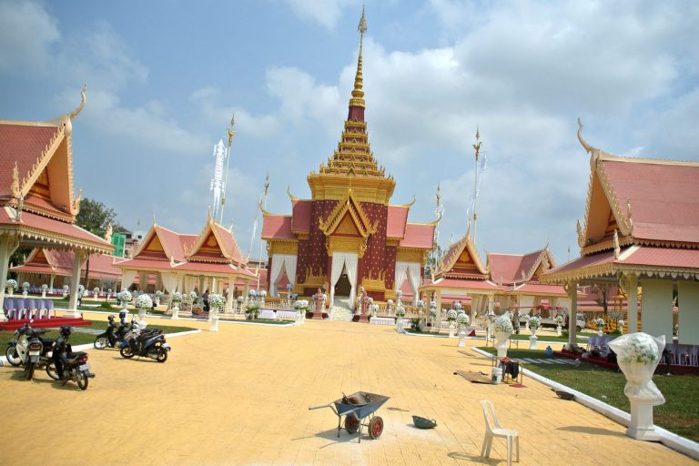 In Pictures, Cambodia Prepares for King Father’s Cremation