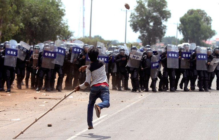 Eight Arrested as Garment Workers, Police Clash