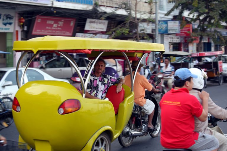 New Futuristic Tuk-Tuks Arrive on the Streets of Phnom Penh