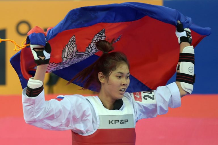 In Taekwondo, Cambodia Wins First Asian Games Gold