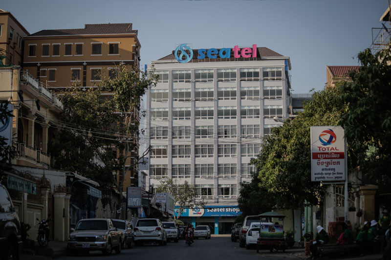 Seatel's Phnom Penh office stands near the intersection of Monivong Boulevard and Street 432 in Chamkar Mon district. (Siv Channa/Cambodia Daily)