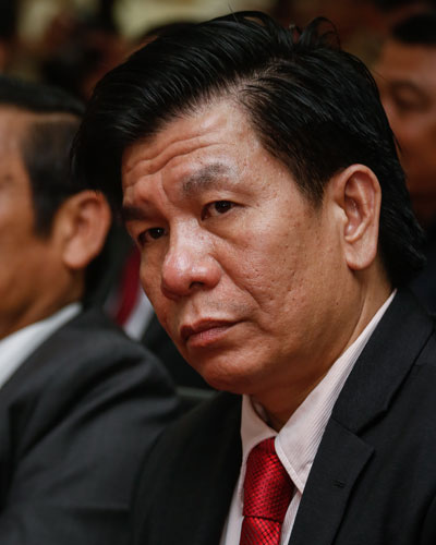 Phnom Penh Municipal Court director Taing Sunlay (Siv Channa/The Cambodia Daily)
