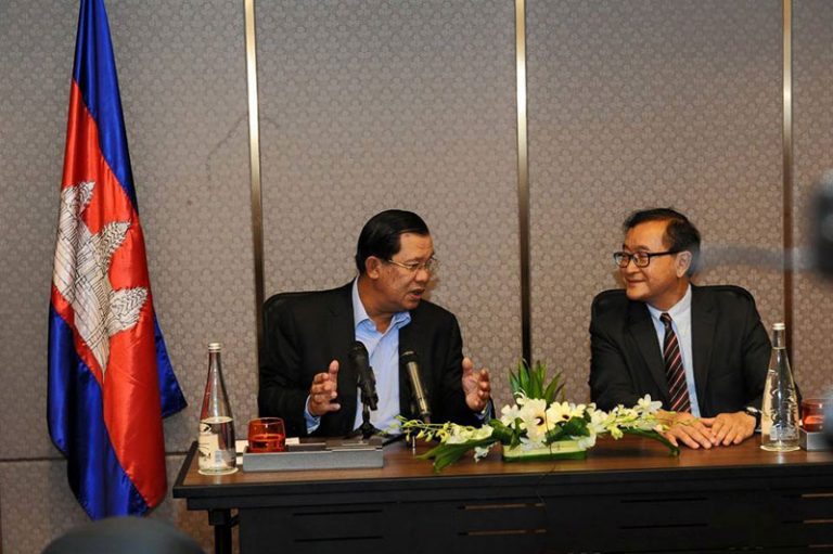 Hun Sen Warns Rainsy Not to Take Revenge