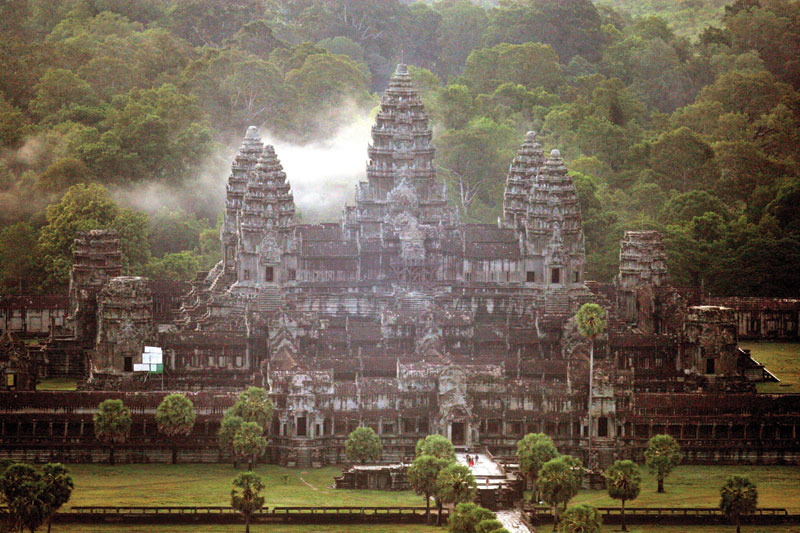 A view of Angkor Wat in 2005 (Reuters)
