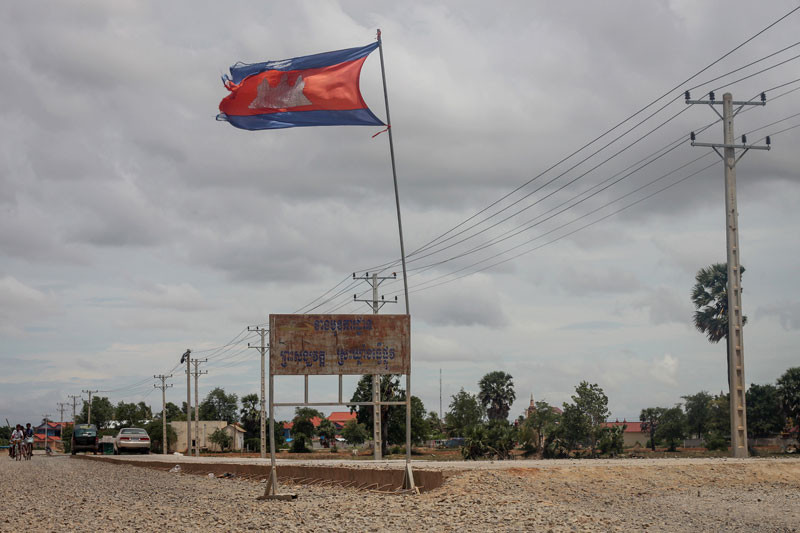 Road 140 in Kompong Speu province’s Samraong Tong district (Chris Mueller/The Cambodia Daily)