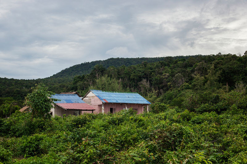 The school buildings in Sok San village on Koh Rong island (Jens Welding Ollgaard/The Cambodia Daily)