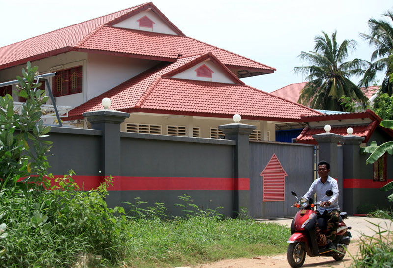 The Phnom Penh villa serving as the temporary housing for the first four refugees from Nauru, who agreed to move to Cambodia as part of a resettlement deal with Australia (Pring Samrang/Reuters)