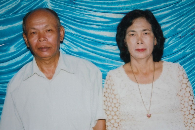 Yim Tith and his wife, Ung Ken (DC-Cam)