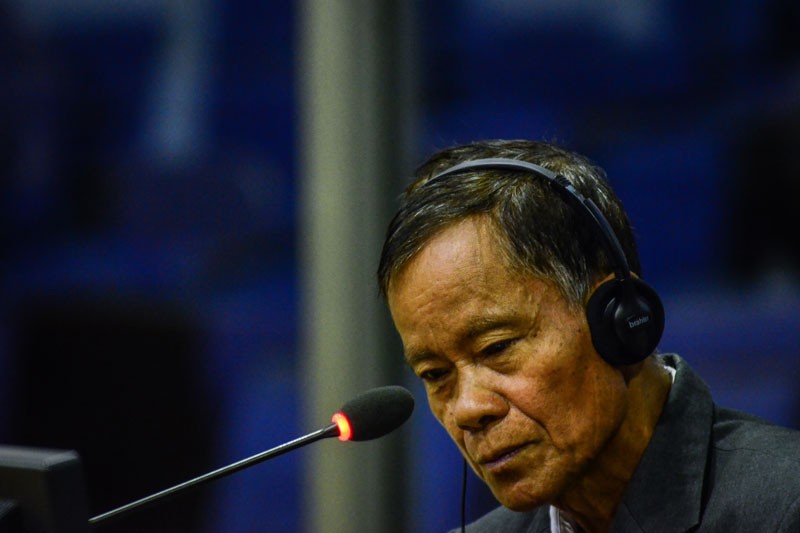 Sann Lorn testifies at the Khmer Rouge tribunal on Thursday. (ECCC) 