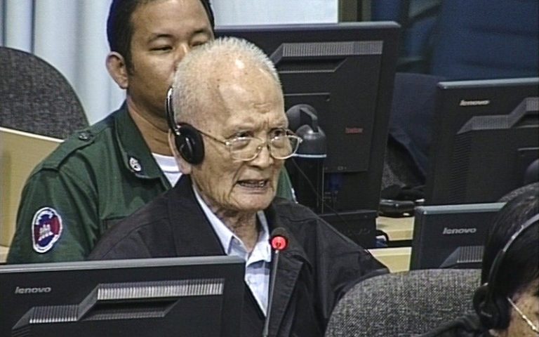 Nuon Chea Defense Mounts ‘Orwellian’ Argument, Prosecution Says