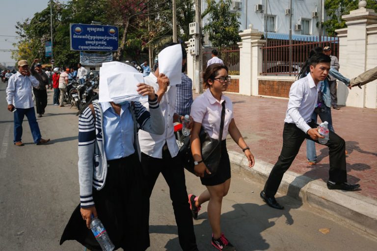 Students Protest Over Sex Scandal at CNRP HQ