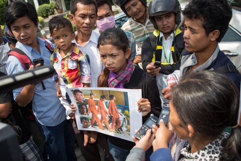Police Block Families of Mother Nature Activists During March