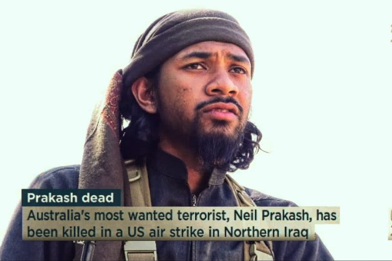 Neil Prakash in a still image from an Australian Broadcasting Corporation news segment from May