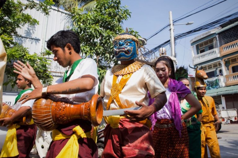 Khmer New Year Dancers Bring Prosperity to the Lucky Few