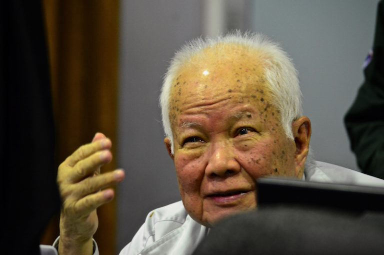 In Final Stand at Khmer Rouge Tribunal, Khieu Samphan Remains Defiant