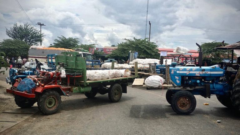 Corn Farmers Block Road Over Low Prices