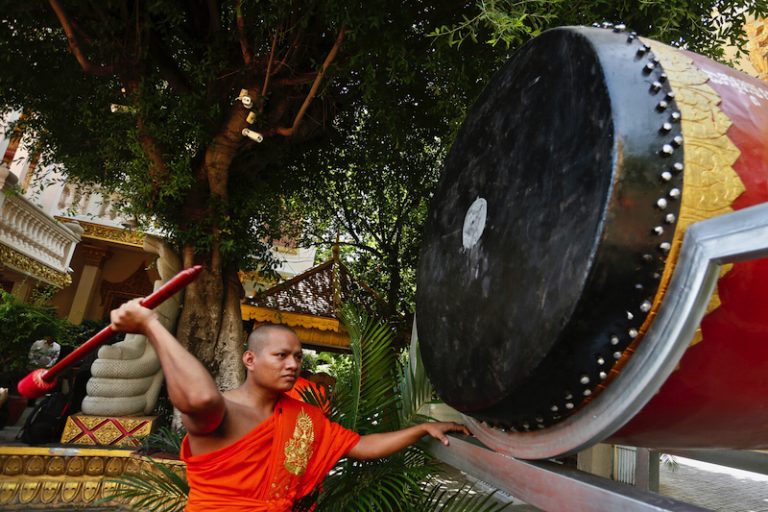 Drums, Bells Resound in Celebrations of Pre-Angkorian Sambor Prei Kuk