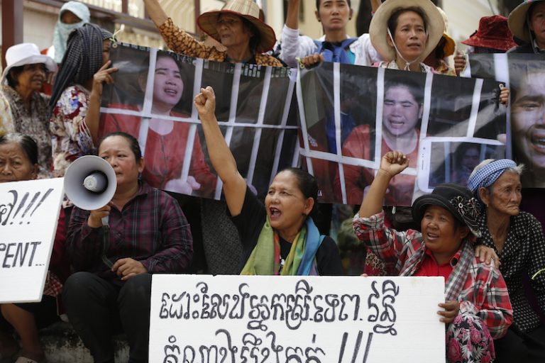 Tensions Rise During Tep Vanny Appeal Court Hearing