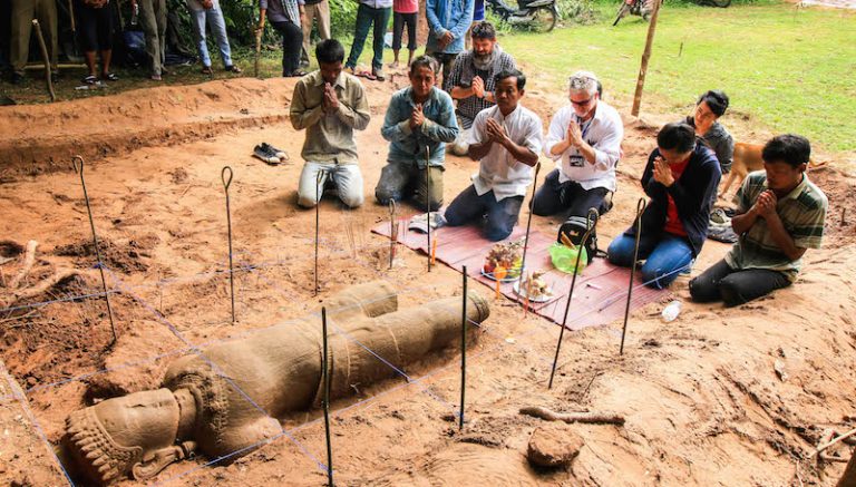 For Archaeologists, a Dream Find at Angkor Park