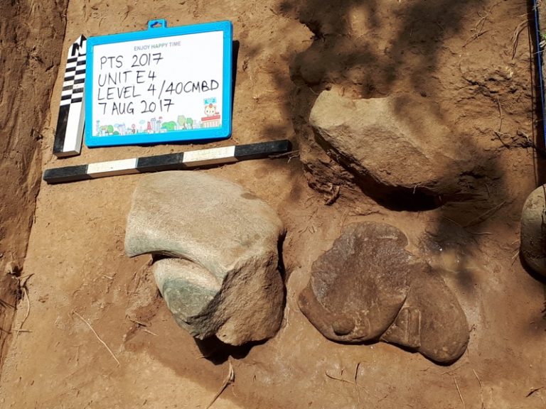 Angkor Excavation Team Find a Medicine Buddha
