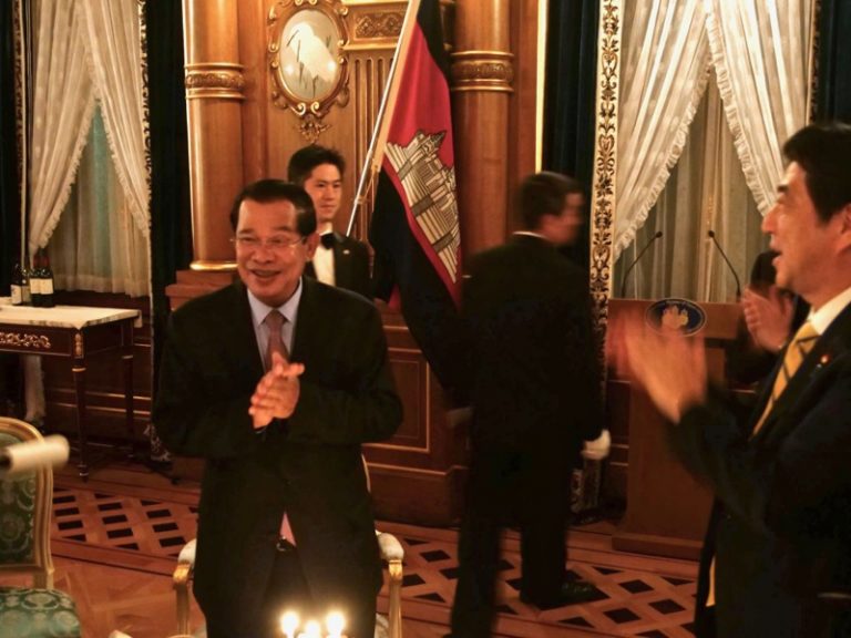 In Japan, Hun Sen Guarantees ‘Peace, Security’ for Investors