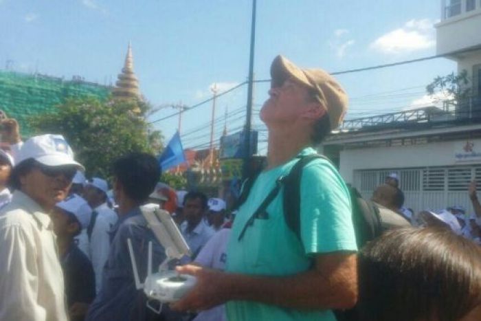 Australian filmmaker accused of spying in Cambodia moved to cell with 140 prisoners