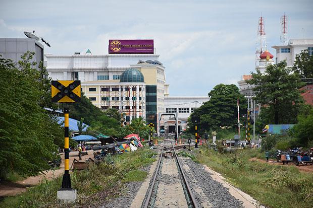 Train track to Cambodian border completed