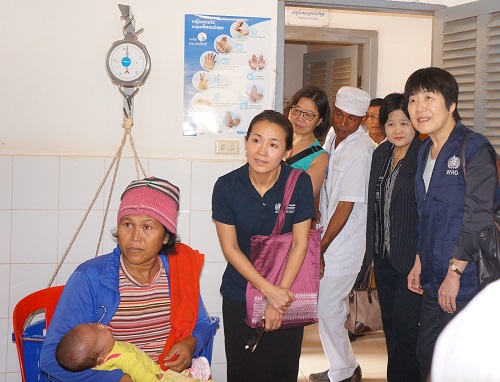 Assistant Director-General Dr. Naoko Yamamoto advocates for universal health coverage towards Health for All in Cambodia