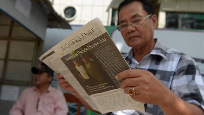 Cambodia media freedom in decline, journalists harassed: Report