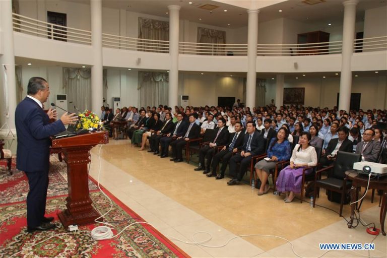 Cambodia presents Lancang-Mekong Cooperation to officials, university students