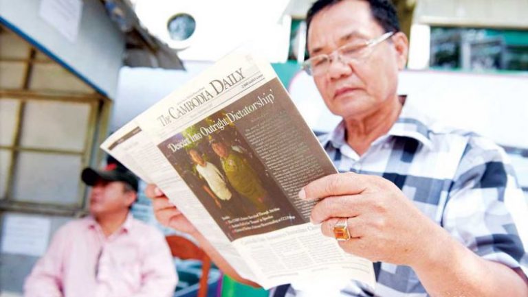 Cambodia Daily publisher’s defamation trial begins