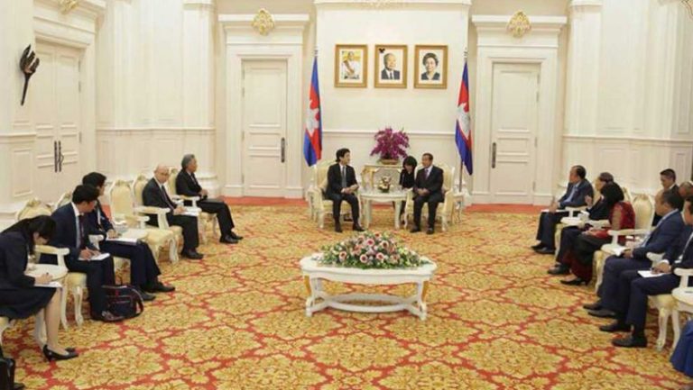 Hun Sen says Cambodia won’t discuss CNRP with Japan