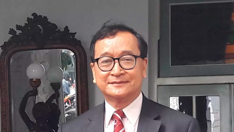 Cambodia’s Sam Rainsy warns against ‘fake election’, China ties