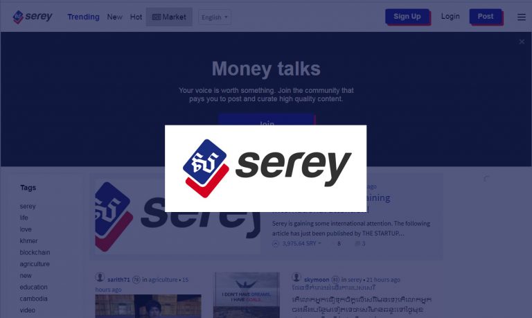 SEREY: an exciting Social Media platform on the blockchain in Cambodia