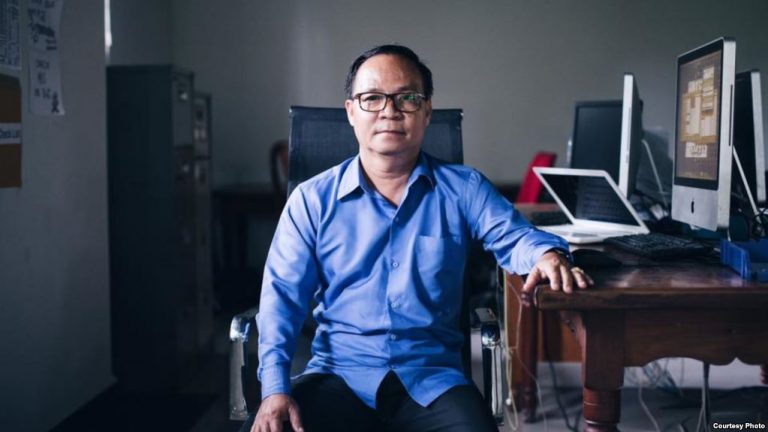 Endangered Cambodian Journalist Flees to US