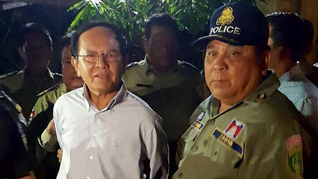 Cambodia’s Jailed Opposition Chief Awarded Rights Prize in Absentia