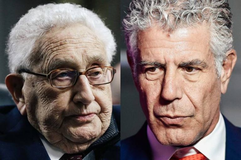 Anthony Bourdain Really, Really Hated Henry Kissinger