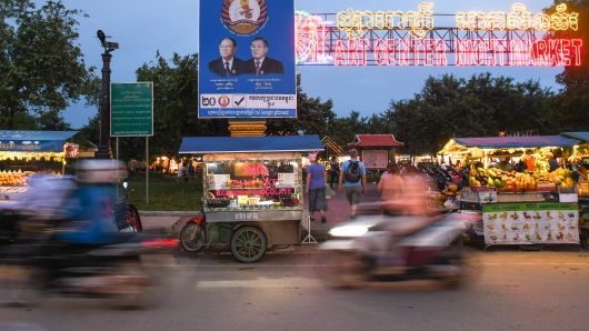 The Japan-China rivalry is playing out in Cambodia’s election