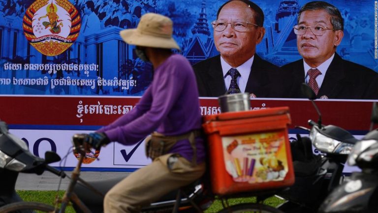 Cambodia’s election condemned as a ‘sham’