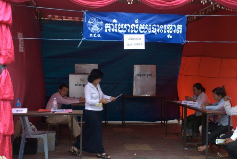 Cambodia’s ‘clean finger’ campaign urges voters to boycott ‘sham’ election
