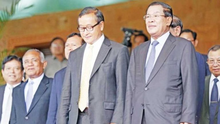 Hun Sen tells Rainsy to stake life on poll figures