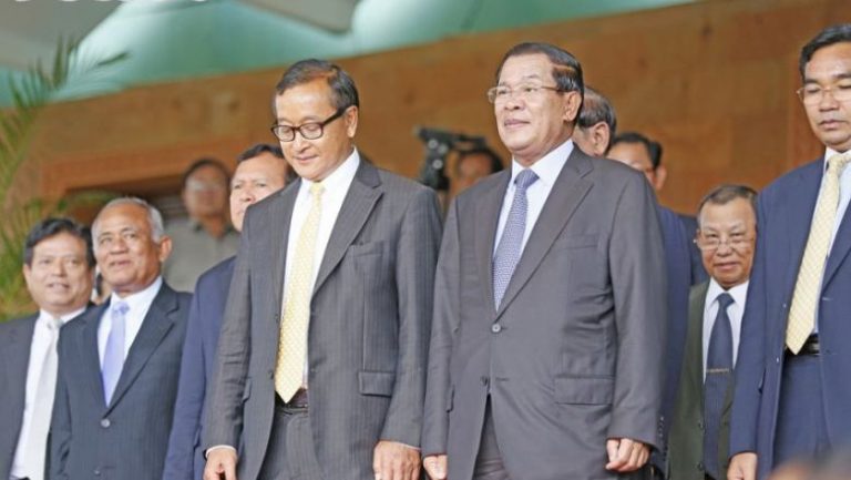 Rainsy says negotiations with ‘fake’ Hun Sen are impossible