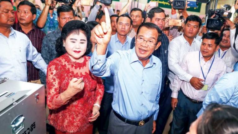 China hails Cambodia on polls, Hun Sen on victory