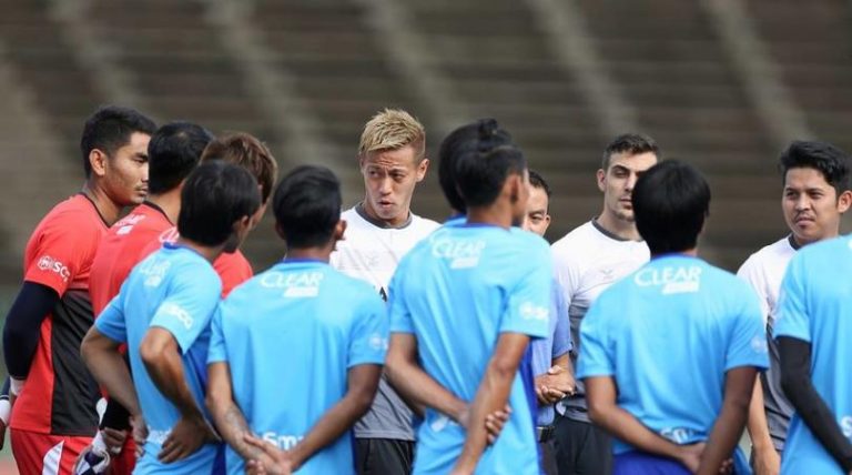 Keisuke Honda expects real test from Malaysia in Cambodia bow