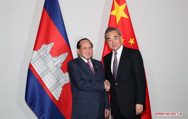 Chinese state councilor meets Cambodian deputy PM on cooperation under Belt and Road Initiative