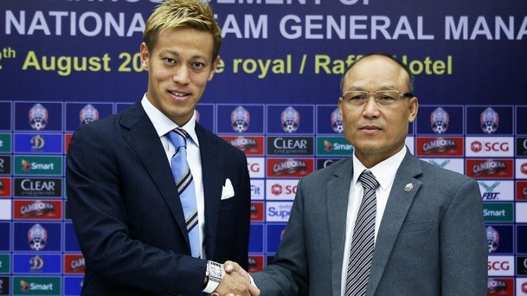 One of the A-League’s marquee signings has copped criticism for managing Cambodia’s national football team.