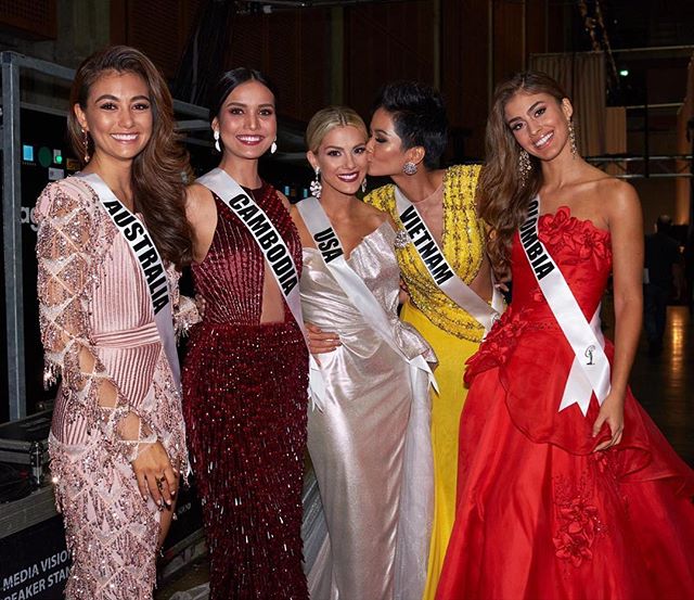 Miss USA apologizes to Miss Vietnam and Miss Cambodia after video surfaces of the American beauty queen mocking the contestants for not speaking English