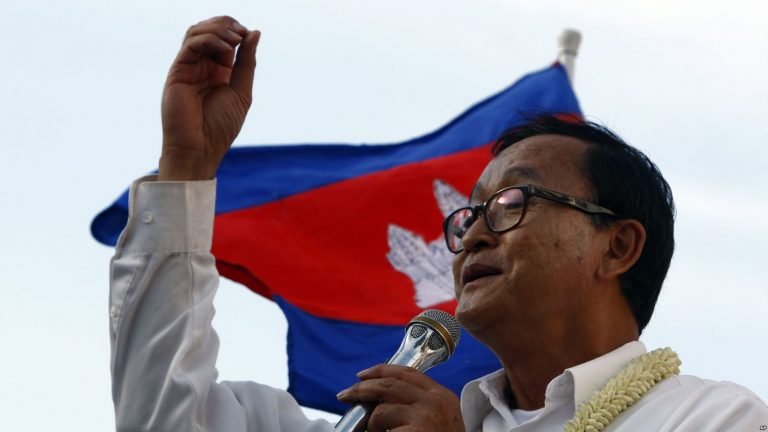 Rainsy ‘Assumes Control’ of Cambodia’s Opposition in Exile